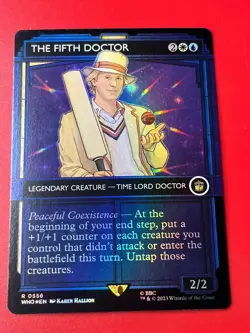 1x FOIL SHOWCASE THE FIFTH DOCTOR - Doctor Who - MTG - Magic the Gathering - Image 1