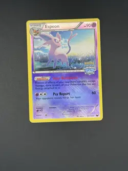 Pokemon - Espeon 48/108 Holo Promo 2013 National Championships Stamped - Image 1