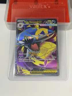 Pokemon TCG Mega Sharpedo Ex 113/094 Full Art ENGLISH Phantasmal Flames NM - Image 1