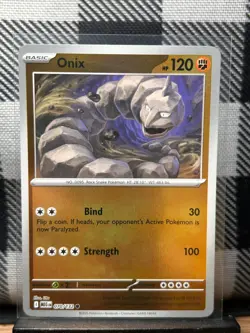 Pokemon TCG: Onix 70/132, Mega Evolutions _ REVERSE HOLO - Image 1