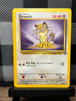 Pokemon TCG: Meowth 56/64, Jungle - Image 1
