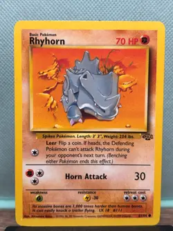 Pokemon TCG: Rhyhorn 61/64, Jungle - Image 1