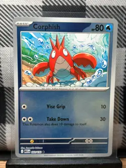 Pokemon TCG: Corphish 33/132, Mega Evolutions _ REVERSE HOLO - Image 1