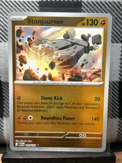 Pokemon TCG: Stonjourner 81/132, Mega Evolutions _ REVERSE HOLO - Image 1