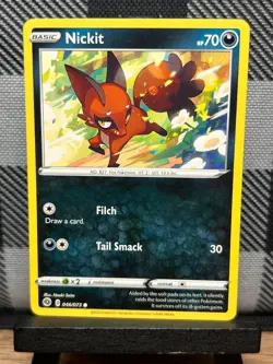 Pokemon TCG: Nickit 46/73, Champions Path - Image 1