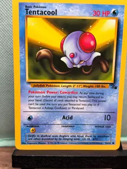 Pokemon TCG: Tentacool 56/62, Fossil - Image 1