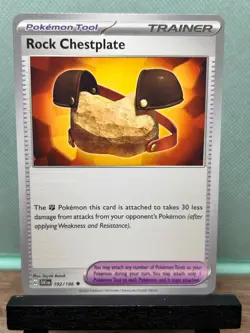 Pokemon TCG: Rock Chestplate 192/198, Sv01: Scarlet & Violet Base Set - Image 1
