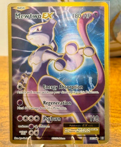 ✨Mewtwo ex Gold 103/108 Full Art XY Evolutions Pokemon🔥 - Image 1