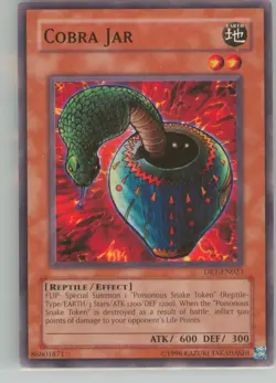 Yu-Gi-Oh Dark Revelation Volume 1 Cobra Jar #DR1-EN023 Near Mint or Better - Image 1