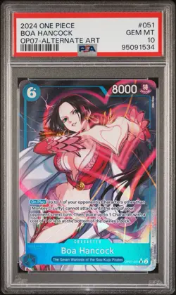 BOA HANCOCK ALT ART OP07-051 - One Piece 500 Years into the Future PSA 10 - Image 1