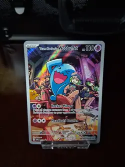 Team Rocket's Wobbuffet 203 Sv: Scarlet & Violet Promo Cards Holo - Image 1