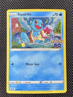 Squirtle SWSH233 Swirl SWSH: Sword & Shield Promo Cards Holo NM - Image 1