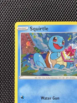 Squirtle SWSH233 Swirl SWSH: Sword & Shield Promo Cards Holo NM - Image 3