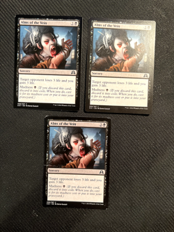 3x Alms of the Vein Shadows over Innistrad Regular LP/lightly MP - Image 1