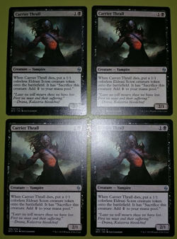 Carrier Thrall x4 Battle for Zendikar 4x Playset Magic the Gathering MTG - Image 1