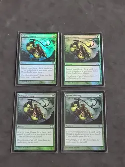 4x SYLVAN SCRYING 10TH EDITION TENTH FOIL MTG Playset - MP - Image 1