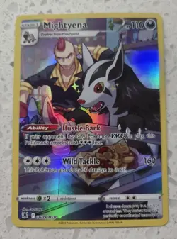 Mightyena TG09/TG30 Astral Radiance Trainer Gallery Holo Pokemon Tcg Card + 🎁 - Image 1
