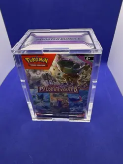 Pokemon TCG Scarlet & Violet Complete Sealed Booster Bundle Lot 16 Acrylic Cases - Image 3