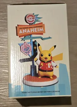 2025 Pokemon World Championships Exclusive Pikachu Figure Anaheim Worlds - Image 1