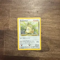 Pokemon TCG Kangaskhan Holo Rare Jungle - Image 1