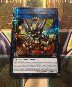 * BORRELEND DRAGON * 1ST EDITION QUARTER CENTURY SECRET RARE RA02-EN043 YUGIOH! - Image 1