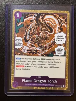 Flame Dragon Torch EB04-040 Rare Event - One Piece The Azure Sea's Seven OP14 NM - Image 3