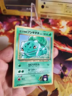 Pokemon Karte Card Erikas Bulbasaur Bisasam Gym Corocoro Promo japanese Exc-NM - Image 2
