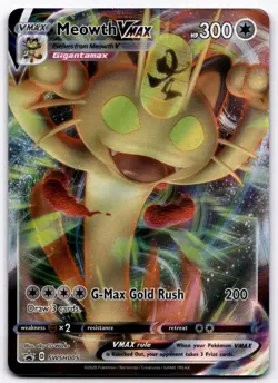 Meowth VMAX - - SWSH005 SWSD Promo SWSH: Sword & Shield Promo Cards NM - Image 1