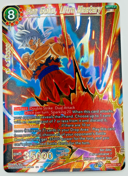 Son Goku Ultra Mastery | Reprint | SR Foil Dragon Ball Super Card Game | NM - Image 1