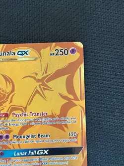 Lunala GX MP Secret Rare Gold 172 SM05 Ultra Prism Pokemon TCG Card - Image 4