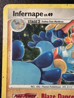 Infernape 3/100 D&P Stormfront Pokemon Card Holo Foil Rare HP - Image 3