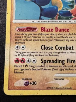 Infernape 3/100 D&P Stormfront Pokemon Card Holo Foil Rare HP - Image 5