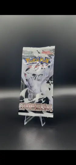 {US Seller} Lot of 5 Pokemon Card White Flare Korean Booster Packs New/Sealed - Image 3