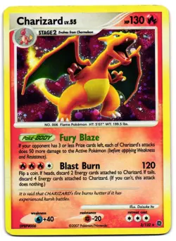 Charizard 3/132 - SWIRL Secret Wonders Rare Pokemon TCG Holo - HP Card - Image 1