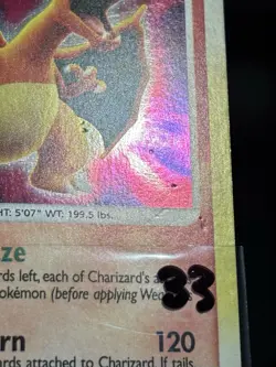 Charizard 3/132 - SWIRL Secret Wonders Rare Pokemon TCG Holo - HP Card - Image 3