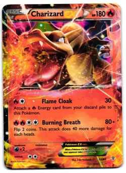 Charizard EX 11/83 - Generations Rare EX Pokemon TCG Holo - LP Card - Image 1