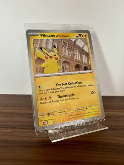 Pokemon x Natural History Museum: Pikachu at the Museum (Sealed) Promo Card - Image 1