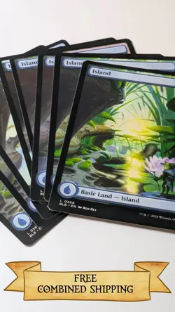 Magic The Gathering: 8x Bloomburrow (BLB) Full Art Island - Image 1