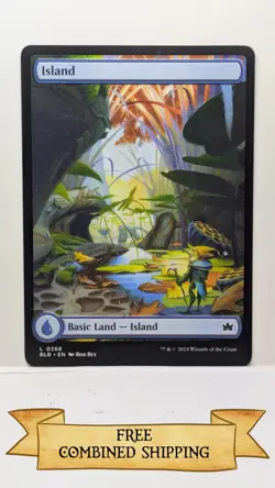Magic The Gathering: 8x Bloomburrow (BLB) Full Art Island - Image 2