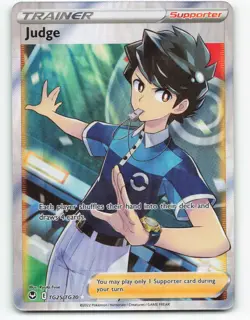 2022 Pokemon, Silver Tempest Trainer Gallery, #TG25/TG30 Judge, Ultra Rare - Image 1