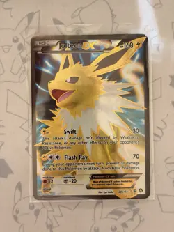 Jolteon EX Full Art 28a/83 XY Generations Holo Rare Pokemon TCG MP/HP - Image 1
