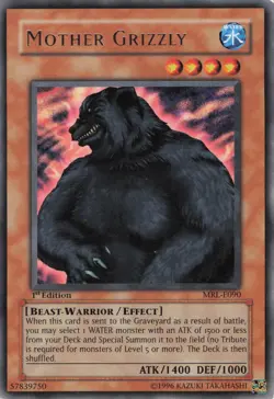 Yugioh Mother Grizzly MRL-E090 Rare 1st Edition LP - Image 1