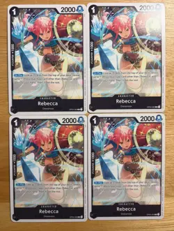 Rebecca Tournament Pack 2025 Vol. 2 OP04-092 Playset (x4) One Piece - Image 1