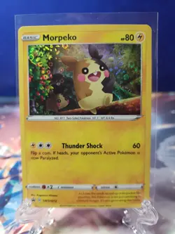 Pokemon MORPEKO 25th Anniversary General Mills SWSH012 HOLO Promo Card - Image 1
