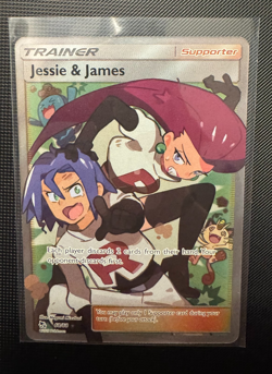 Jessie & James - Full Art Trainer 68/68: Pokemon Hidden Fates Holo TCG Card - Image 2