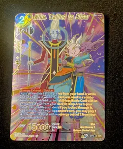Dragon Ball Super Card Game Whis Calling to Order BT16-131 SPR Near Mint - Image 1