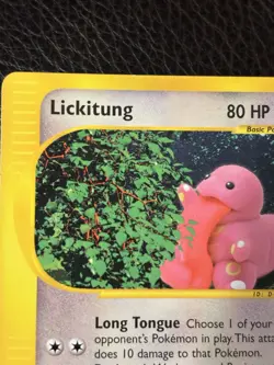Pokemon Lickitung 090/147 Aquapolis Regular Card LP Common E Series 2002 - Image 2