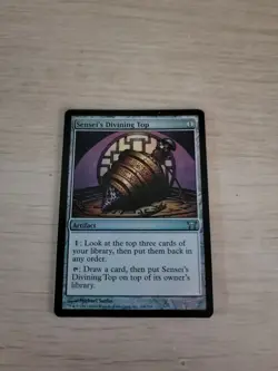 Magic The Gathering Champions Of Kamigawa Sensei's Divining Top Foil OC587 - Image 1