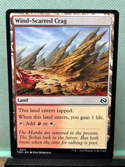 MTG TCG: Wind-Scarred Crag 271, Tarkir: Dragonstorm - Image 1