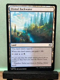 MTG TCG: Dismal Backwater 254, Tarkir: Dragonstorm - Image 1